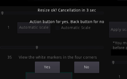 scaling border confirmation popup